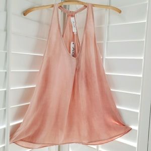 NEW Tie Dye A-line Racerback Tank Top sz S